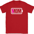thumbnail image 1 of Mom Battery Low T-Shirt Funny Mothers Day Little Kids Energy Graphic Tee - Red, 5XL, 1 of 1