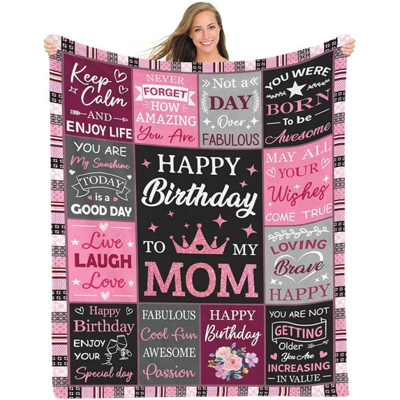 Mom Birthday Gifts from Daughter Son, Birthday Gifts for Mom, Gifts for Mom Birthday, Mom Birthday Gifts, Happy Birthday Mom Gifts, Mom Gifts Birthday, 50x60