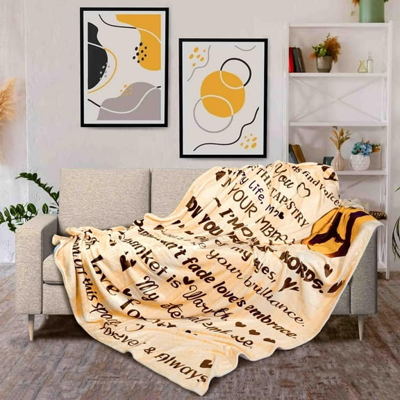 Mom Birthday Gifts, to My Mom Blanket, for Women from Daughter Son Presents for Mom Soft Cozy Throw Blanket 60" X 80"