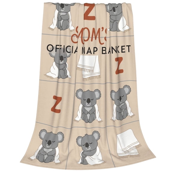 Mom Blanket Flannel All Season Throw Soft Warm Cozy Plush Home Decor for Couch and Bed 50x40