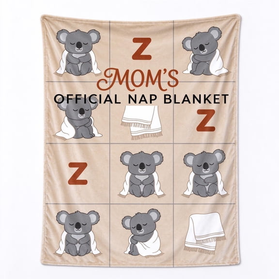 Mom Blanket Flannel All Season Throw Soft Warm Cozy Plush Home Decor for Couch and Bed 50x40