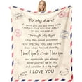 thumbnail image 1 of Mom Blanket Gift for Mom for Mothers Day from Daughter Mom Gift from Son - Best Mom Ever Pink Blanket for Sofa Bed-Birthday for Mother from Son Daughter 50''x60'', 1 of 5