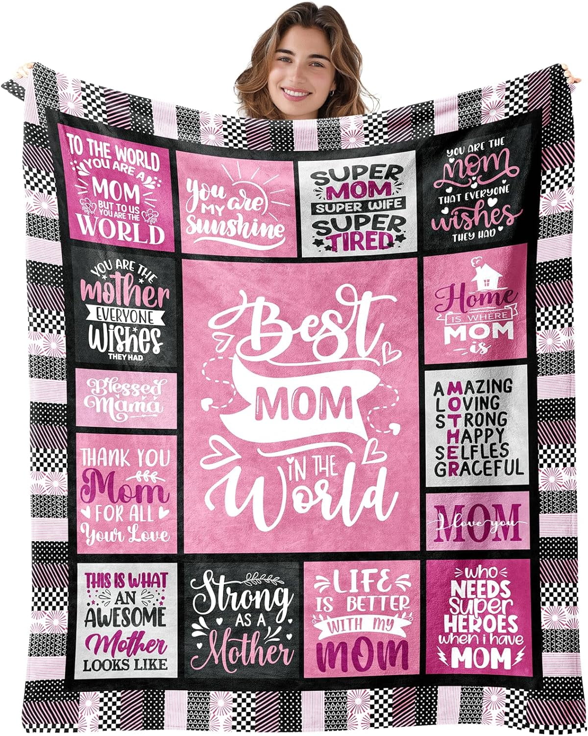 Mom Blanket Gift for Mom for Mothers Day from Daughter Mom Gift from ...
