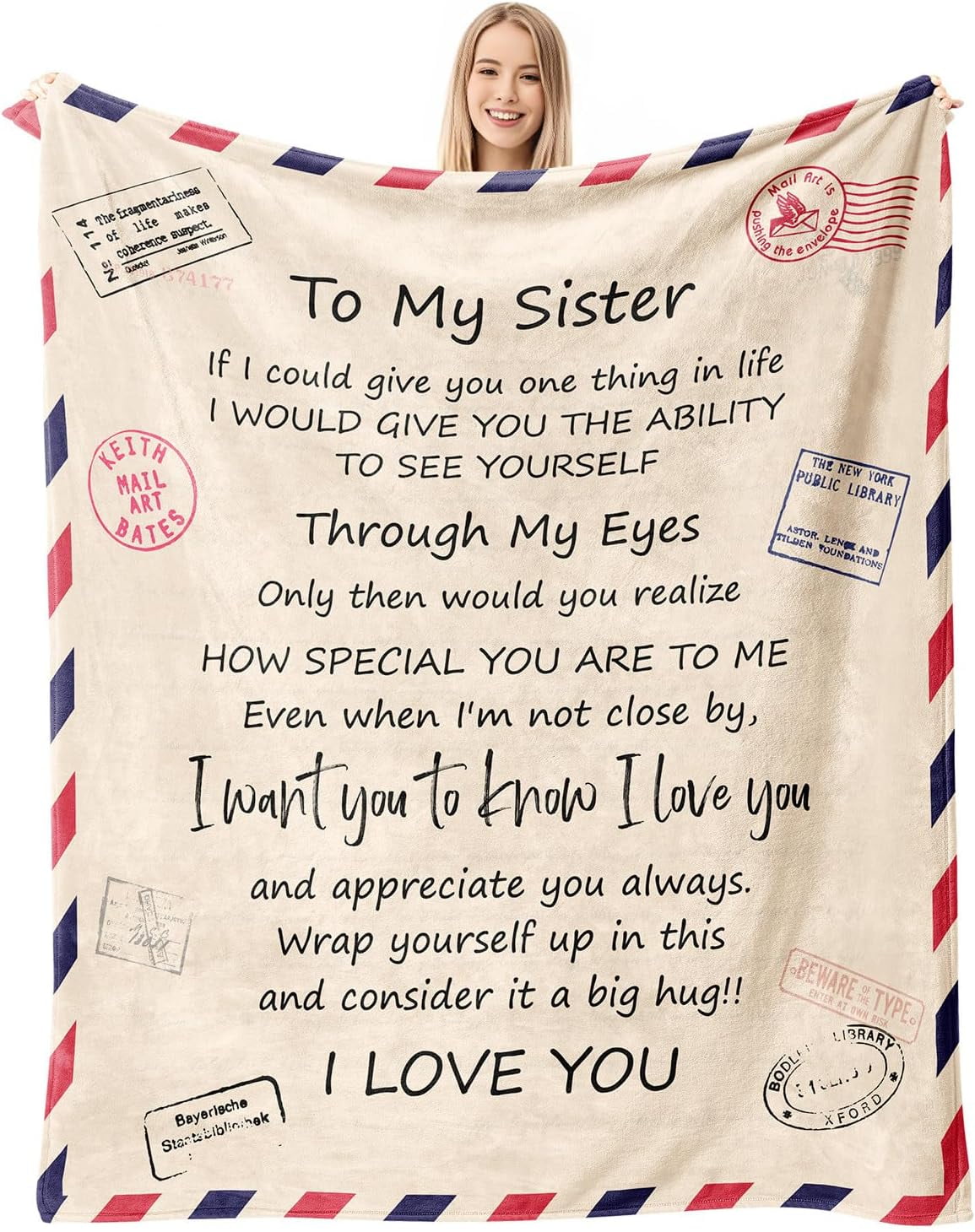 PUREFLY Super Soft Flannel Throw Blanket For Mom - 60"x50" Best Mom Ever Gift From Daughter Or Son