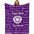 thumbnail image 1 of Mom Blanket Gifts for Mom,Mothers Day Best Gifts for Mom from Daughter Son,Super Soft Throw Blankets for Mom's Birthday Gifts for Bed Couch 50”x40”, 1 of 5