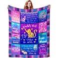 thumbnail image 1 of Mom Blanket Gifts for Mom,Mothers Day Best Gifts for Mom from Daughter Son,Super Soft Throw Blankets for Mom's Birthday Gifts for Bed Couch 50”x40”, 1 of 5