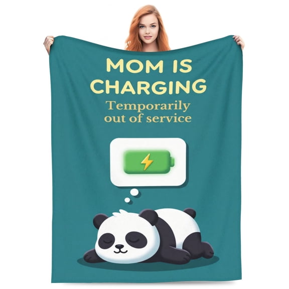Mom Blanket Lightweight Warm Flannel Travel Comfort Soft Cozy Blanket for Travel and Napping 50x40