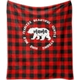 thumbnail image 1 of Mom Blanket, Mom Birthday Gifts,Christmas, Blanket for Mom from Daughter & Son, Flannel Fleece Soft Warm Cozy Buffalo Plaid Throw Mother Blanket 60\u201d x 50\u201d, 1 of 6