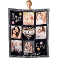 thumbnail image 1 of Mom Blanket Personalized for Mom Birthday Gifts for Mom Custom Blanket with Picture, 1 of 6