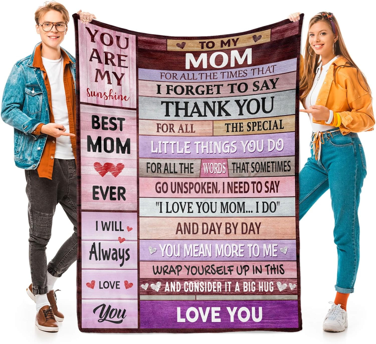 I Want You To Know I Love And Appreciate You - Gift For Mom, Blanket