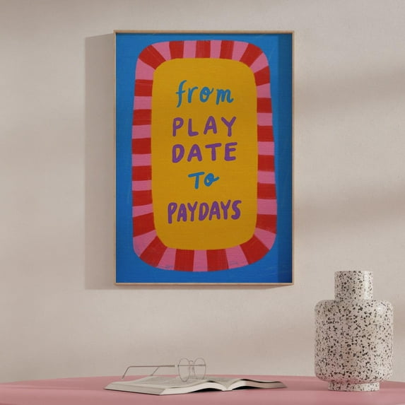 Mom Boss Inspirational Quotes Wall Art, Art For Working Moms, Office Decor For Moms Wall Art, Modern Wall Decor, 8x12 UNFRAMED