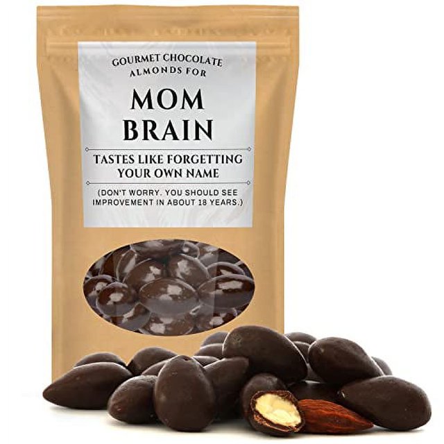 Mom Brain Gourmet Chocolate Almonds Cocoa Dusted Dark Chocolate