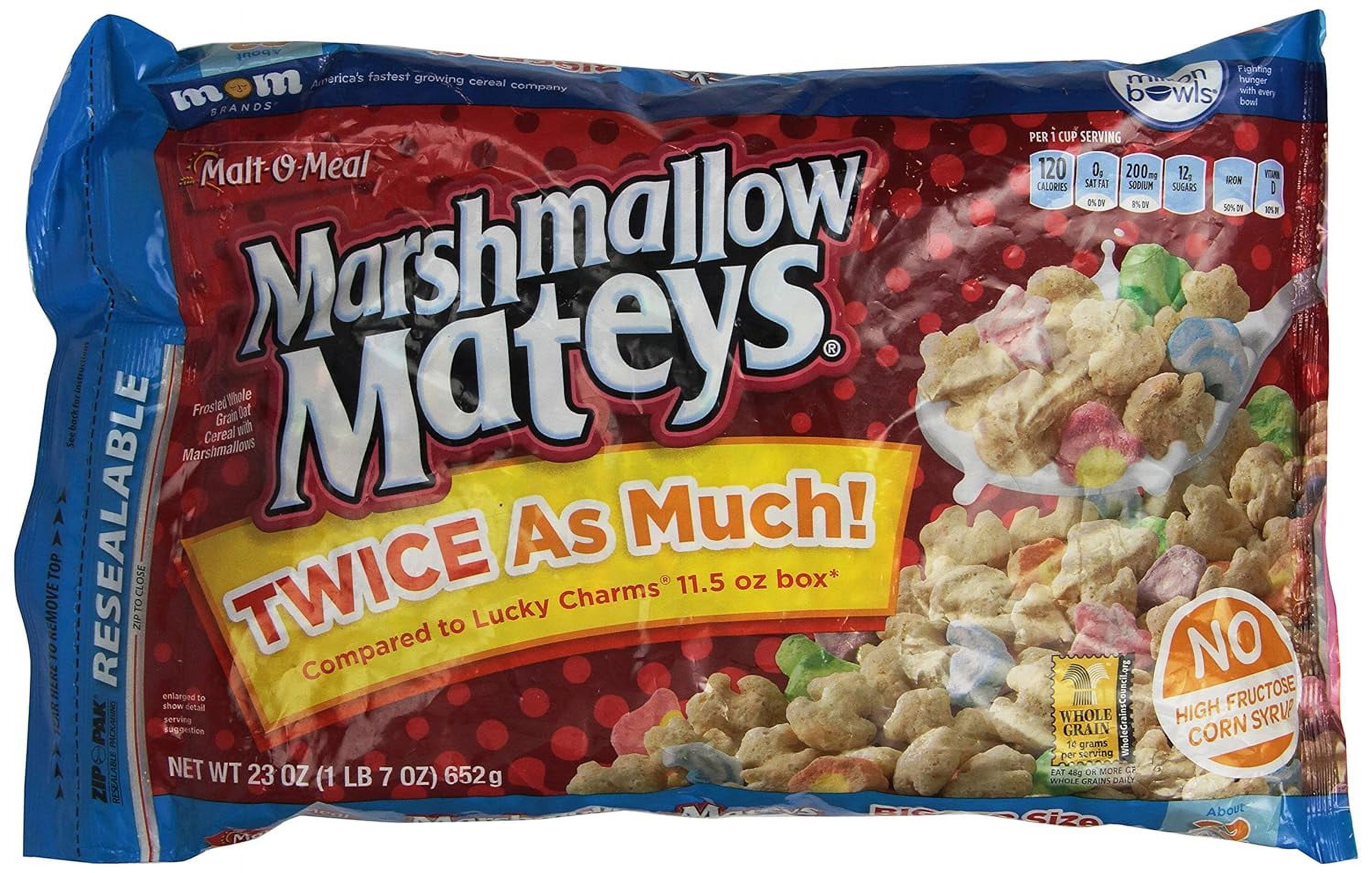 Mom Brand Chocolate Marshmallow Mateys, 23 Ounce