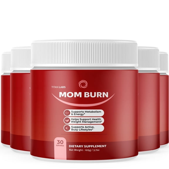 Mom Burn Powder Advanced Formula Supplement to Support Active Lifestyle MomBurn 150 Servings