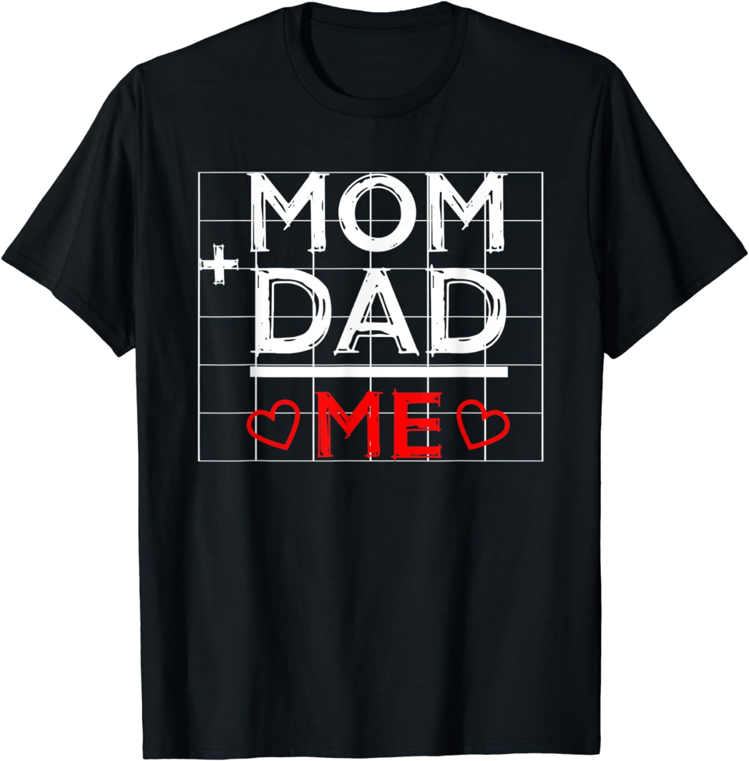 Mom Dad Me Children Son Daughter Family Mother Father Daddy T-Shirt ...
