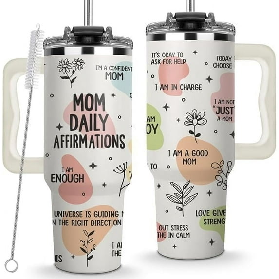 40oz Mom Daily Affirmations Tumbler