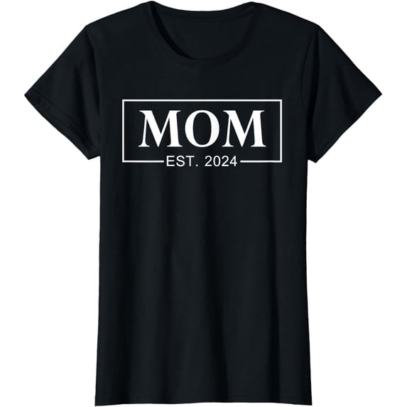 Mom Est 2024 Expect Baby 2024 Mother 2024 New Mom 2024 T-Shirt