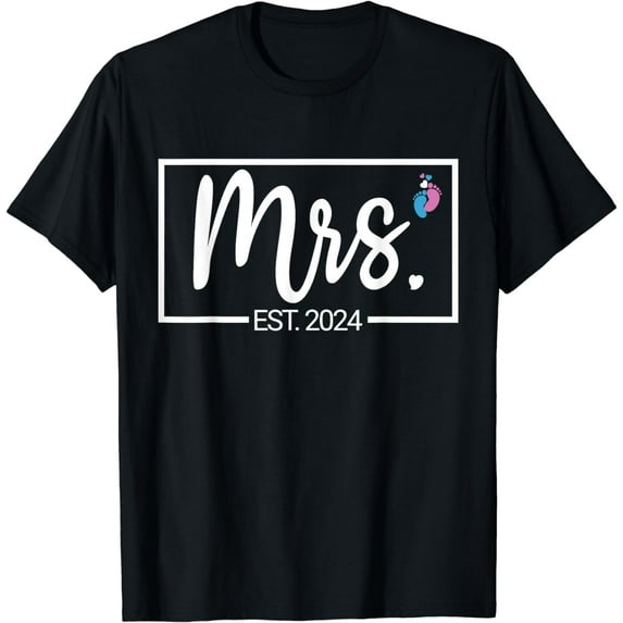 Mom Est. 2024 Expect Baby 2024, Mother 2024 New Mom 2024 T-Shirt