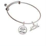 Mom Forever My Always Bangle Bracelet