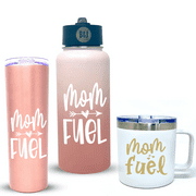 - Mom Fuel Coffee Mug Tumbler - Mom Gift Coffee Mug - Mom Cup - Cute Gifts for Mother, New Moms, Mommy, Mama for Birthday, Mother's Day (14 oz)
