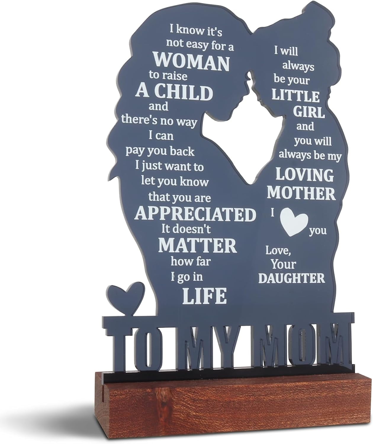 Proud Mother & Daughter Keepsake Ornament - Ceramic Christmas Ornament For Graduation & Birthday