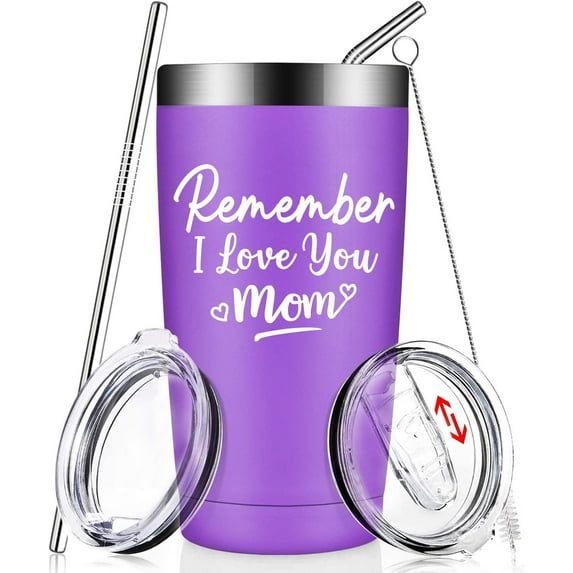 Mom Gifts - Funny Mom Birthday Gifts from Daughter, Son, Kids - Christmas Mothers Day Present Idea for Mommy, New Mom, Wife, Women, Her - Stainless Steel Tumbler Cup