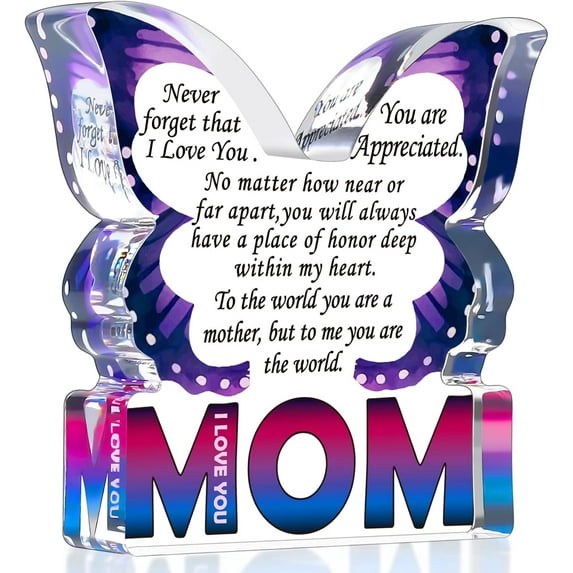 Mom Gifts for Mothers Day Easter, Unique Birthday Gifts for Mom from Daughter Son, I Love You Mom Gift for Mother New Step Moms Mama, Best Mom Ever Gi