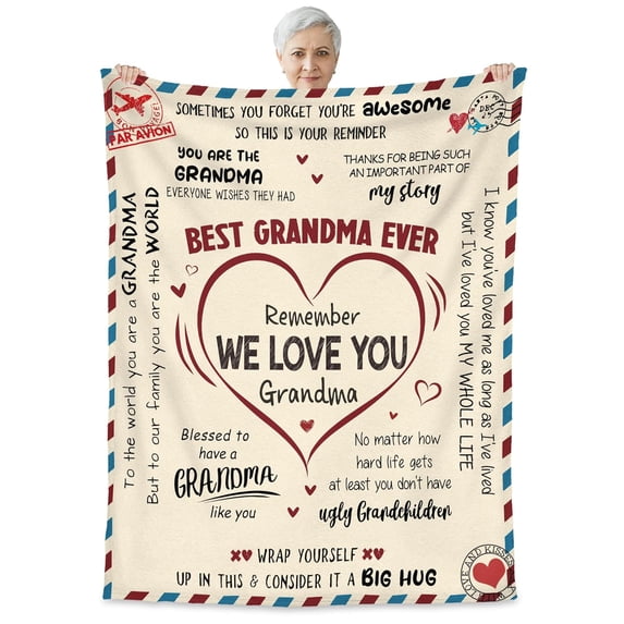 Mom Gifts for Women - Super Soft Fleece Throw Blanket for Couch Bed 50x60 in - Mothers Day Mom Birthday Gifts from Daughter Son, Birthday Gift for Mother in Law, Mama Gift Ideas
