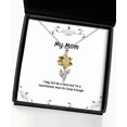 thumbnail image 1 of Mom Gifts for Mother, I May Not Be a Hero but I'm a Nutritionist Mom So Close, Inspire Mom Sunflower Pendant Necklace, from Daughter, 1 of 5