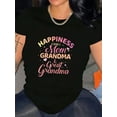 thumbnail image 1 of Mom Grandma Great Grandma Valentine's Day Gift Women Short Sleeve Graphic T-Shirt, 1 of 6