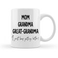Mom Grandma Great Grandma Mug Great Grandma Gifts, Great Grandma Baby