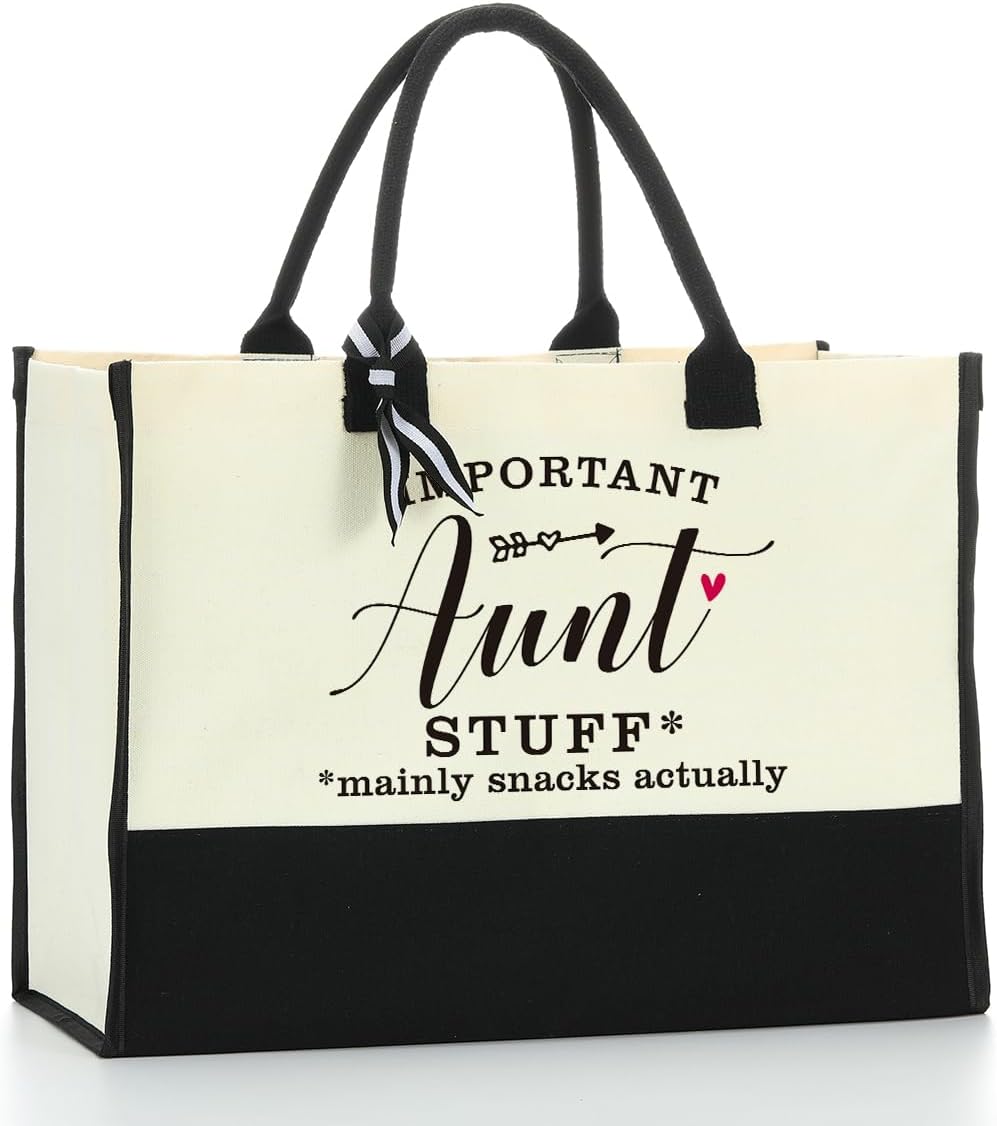FREEAMG Tote Bag For Grandma, Mom, Granny, Mum, Mimi, Gigi, Oma, Grammy...