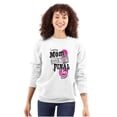 thumbnail image 1 of Mom Has the Final Say Funny Rules Women Plus Size Crewneck Sweatshirt Brisco Brands 2X, 1 of 5