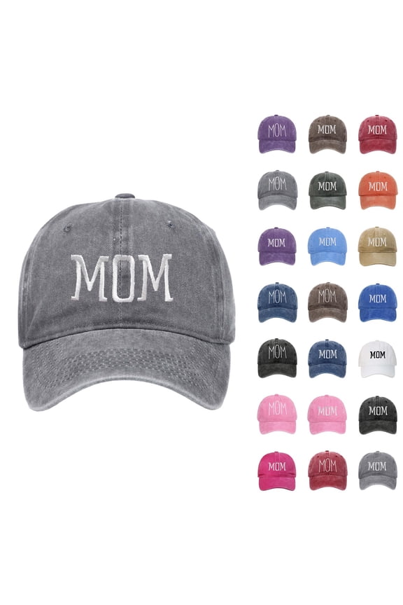 Mom Hat Mom Letter Embroidered Baseball Cap Mother's Day Gift Mama Hat