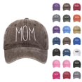 thumbnail image 1 of Mom Hat Mom Letter Embroidered Baseball Cap Mother's Day Gift Mama Hat, 1 of 4