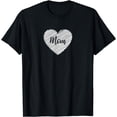 thumbnail image 1 of Mom Heart Mother's Day Design T-Shirt, 1 of 4