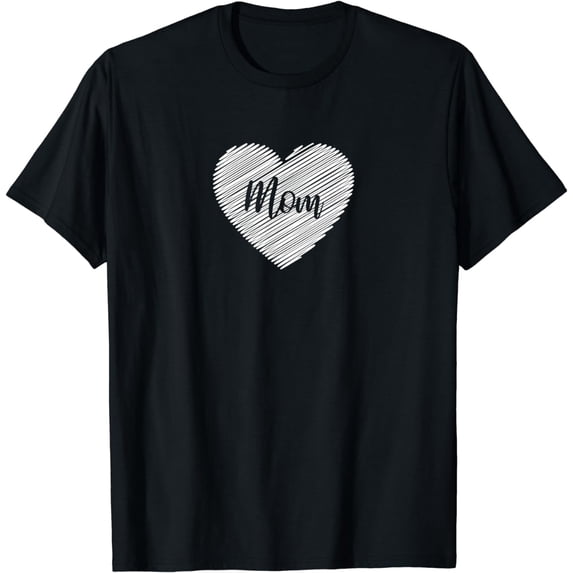 Mom Heart Mother's Day Design T-Shirt