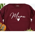 thumbnail image 1 of Mom Heart Sweatshirt, Cute Mom Sweater, Mama Heart Hoodie, New Mom Sweatshirt, Mother, Mama Sweatshirt, Mommy Sweatshirt, Mom Sweat TSHIRT All Size S-5XL, 1 of 5