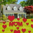 thumbnail image 1 of Mom & Hearts Mother's Day Yard Decoration Set- Waterproof Mother's Day Decorations w/19 Short Stakes 12394, 1 of 4