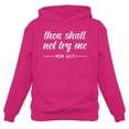 thumbnail image 1 of Mom Hoodie Thou Shall Not Try Me Mama Sweatshirt Funny Mom Gift Women Hoodie X-Large Pink, 1 of 5