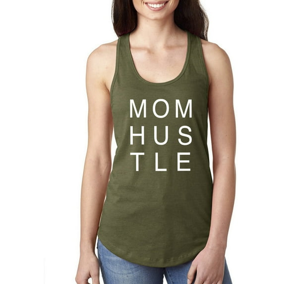 Mom Hustle Racerback Tank