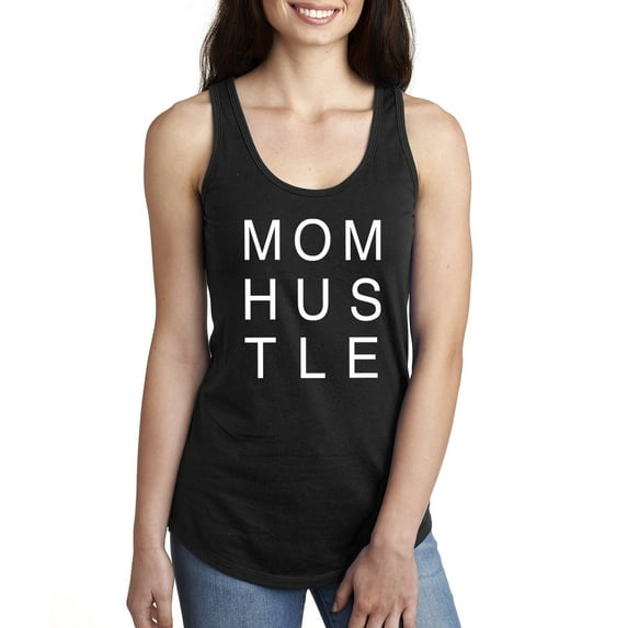 Mom Hustle Racerback Tank