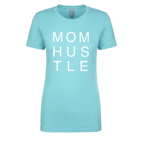 Mom Hustle Womens crewneck tee