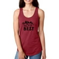 thumbnail image 1 of Mom Is The Best Cute Flowers Racerback Tank Women -Image by Shutterstock, Female XX-Large, 1 of 4