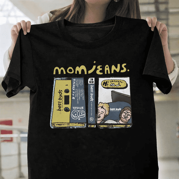 Mom Jeans Band Graphic Print Rock Music Indie Alternative Unisex T-Shirt, up to size 3XL.