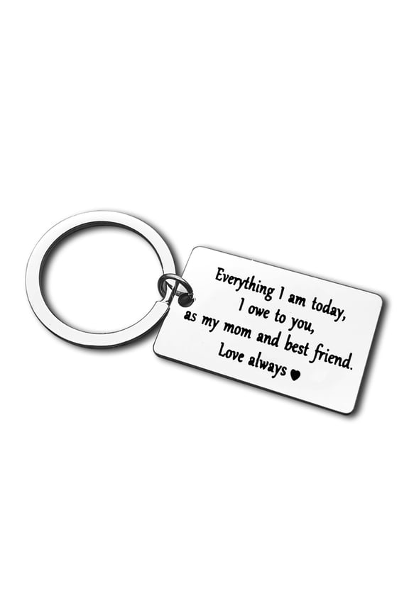 Mom Keychain Mom Birthday Gift Mother of Bride Gift Wedding Day Jewelry from Daughter Appreciation Gift for Mother Family Gifts Mothers Day Thanksgiving Day Christmas Graduation Gift for Mom