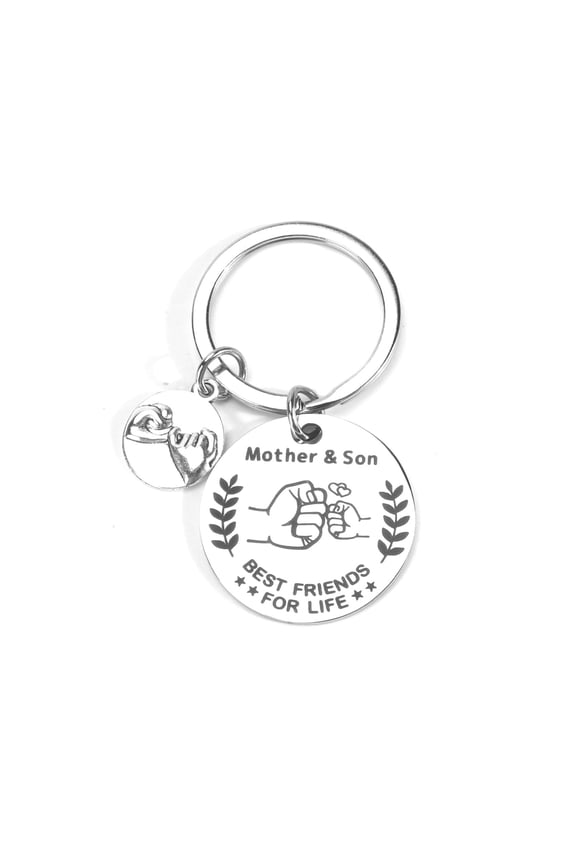 Mom Keychain Gift from Daughter & Son Mothers Day Gifts Best Mom Ever Keychains for Women