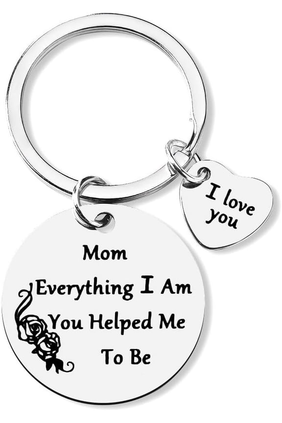 Mom Keychian Gifts from Daughter Son, Mom Mothers Mother's Day Gifts for Mother Birthday Gift for Mom Appreciation Gifts for Mother I Love You Mom Keychain for Step Bonus Mother Gift for Mother In Law