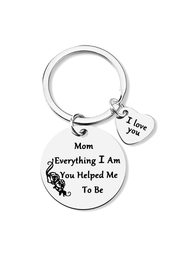 Mom Keychian Gifts from Daughter Son, Mom Mothers Mother's Day Gifts for Mother Birthday Gift for Mom Appreciation Gifts for Mother I Love You Mom Keychain for Step Bonus Mother Gift for Mother In Law