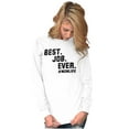 thumbnail image 1 of Mom Life Best Job Ever Mothers Day Women's Long Sleeve T Shirt Brisco Brands M, 1 of 6